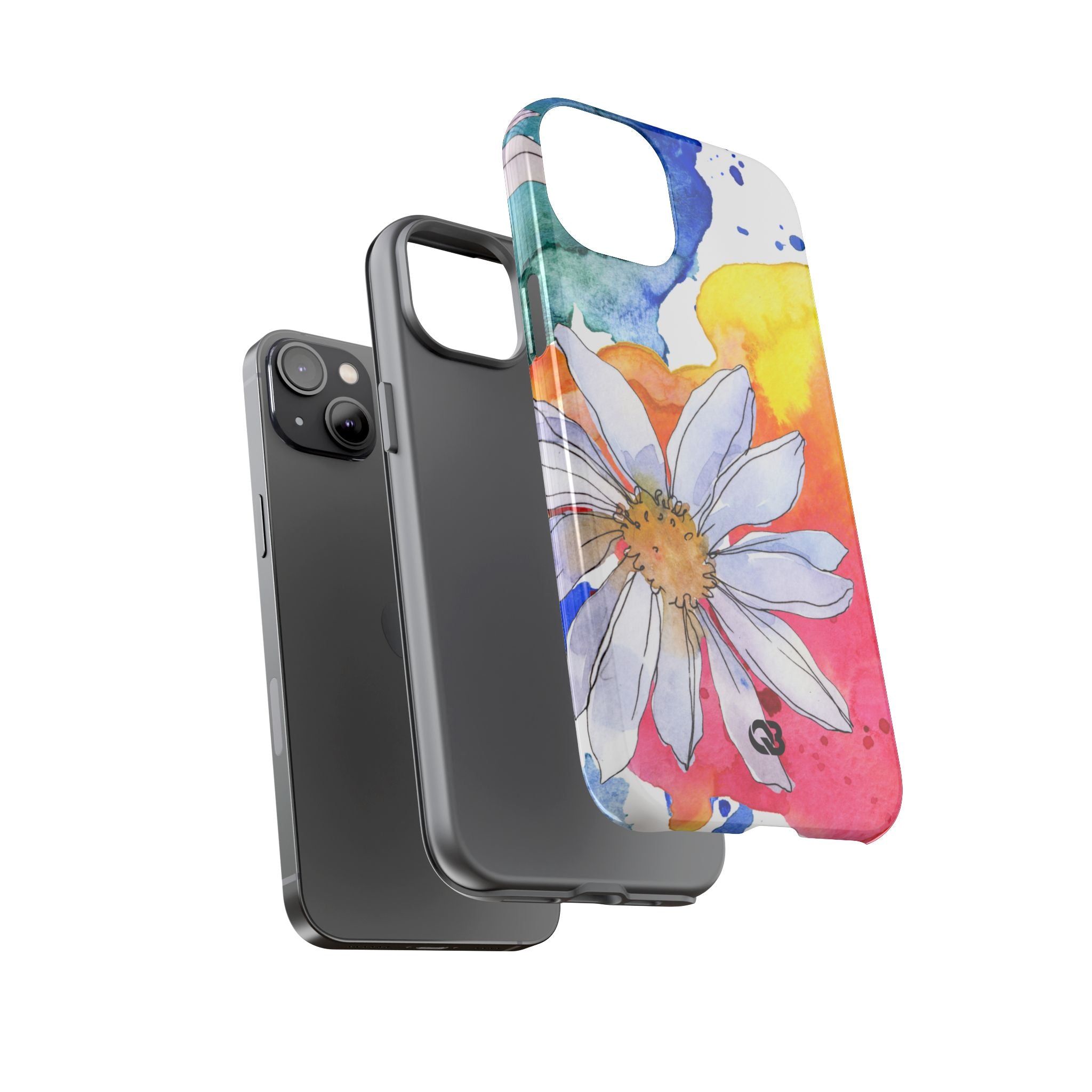 Vivid Bloom Splatter · Tough Handyhülle für iPhone