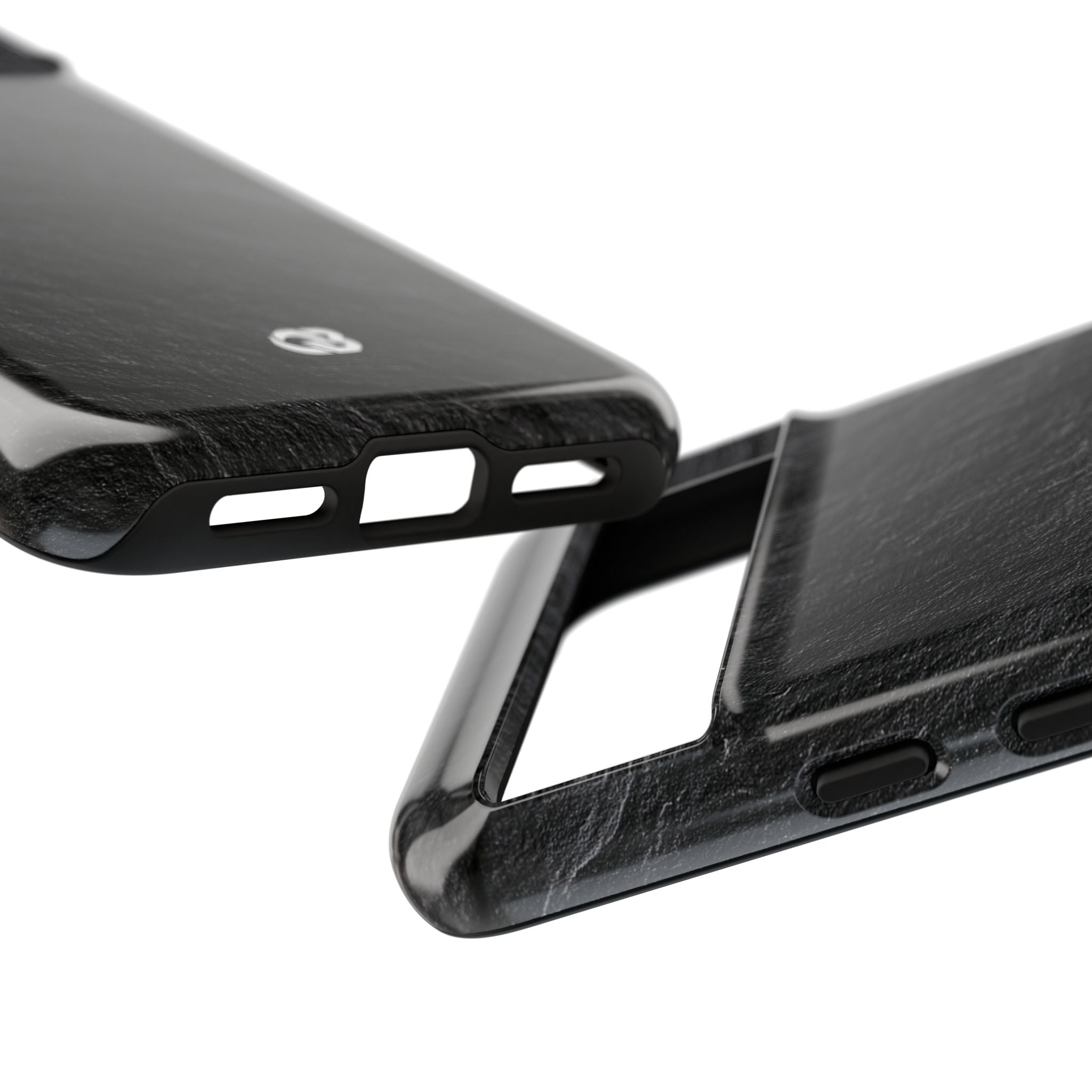 Black Tough Phone Case for Google Pixel - Raw Obsidian Slate