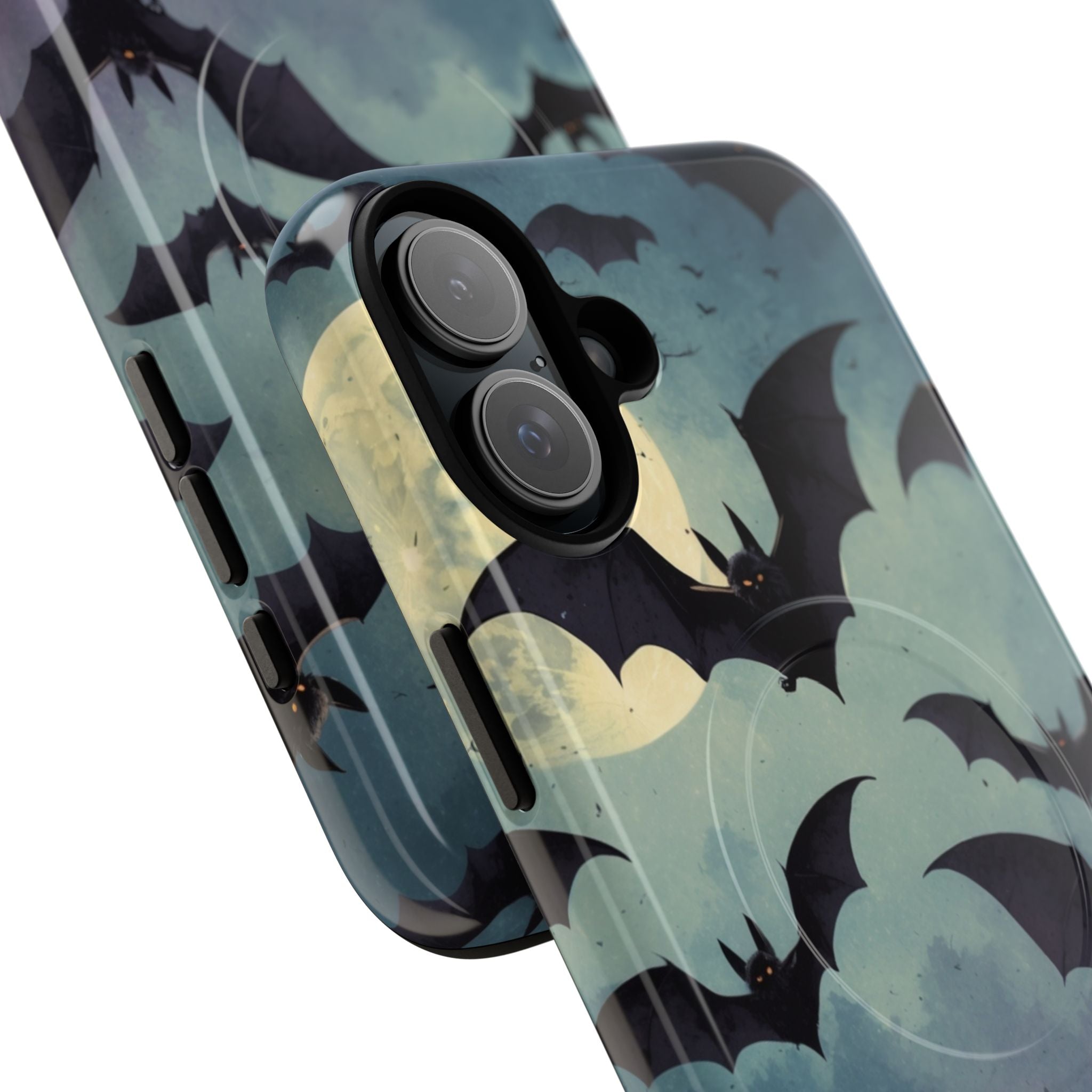Glowing Bat Swarm iPhone 16 Plus Skal - Tough+