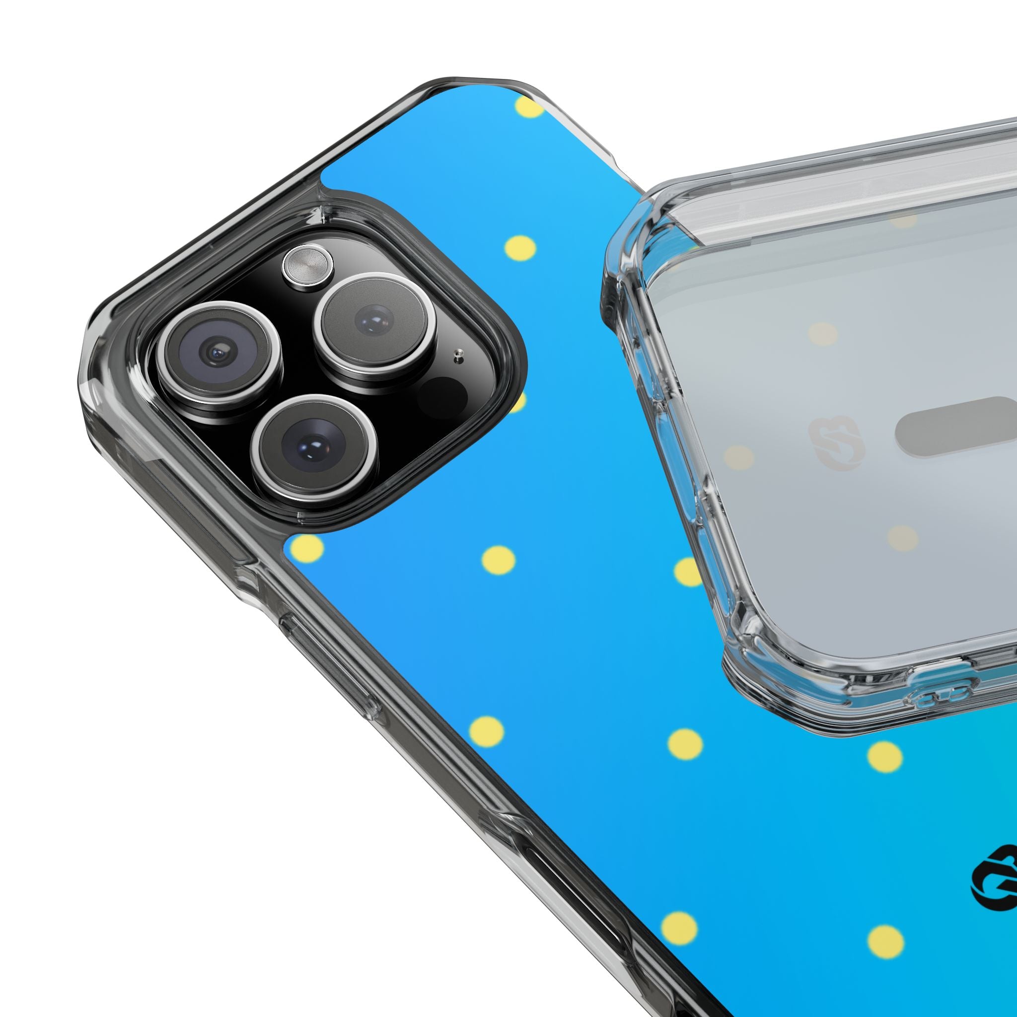 Cyan Sun Dots · Impact Θήκη για iPhone · Magsafe