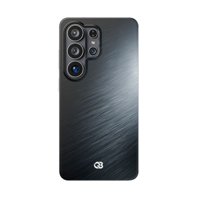 Brushed Obsidian Steel · Lite Phone Case for Samsung · Grey