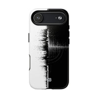 Black Tough 2.0 Magsafe Phone Case for iPhone - Static Signal Split