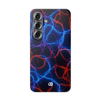 Electric Synapse Glow · Soft Handyhülle für Samsung