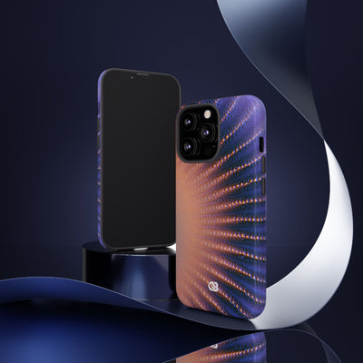 Luminous Aura Burst · Tough Phone Case for iPhone · Blue