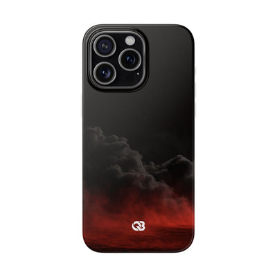 Crimson Fog Void · Lite Phone Case for iPhone ·  Black