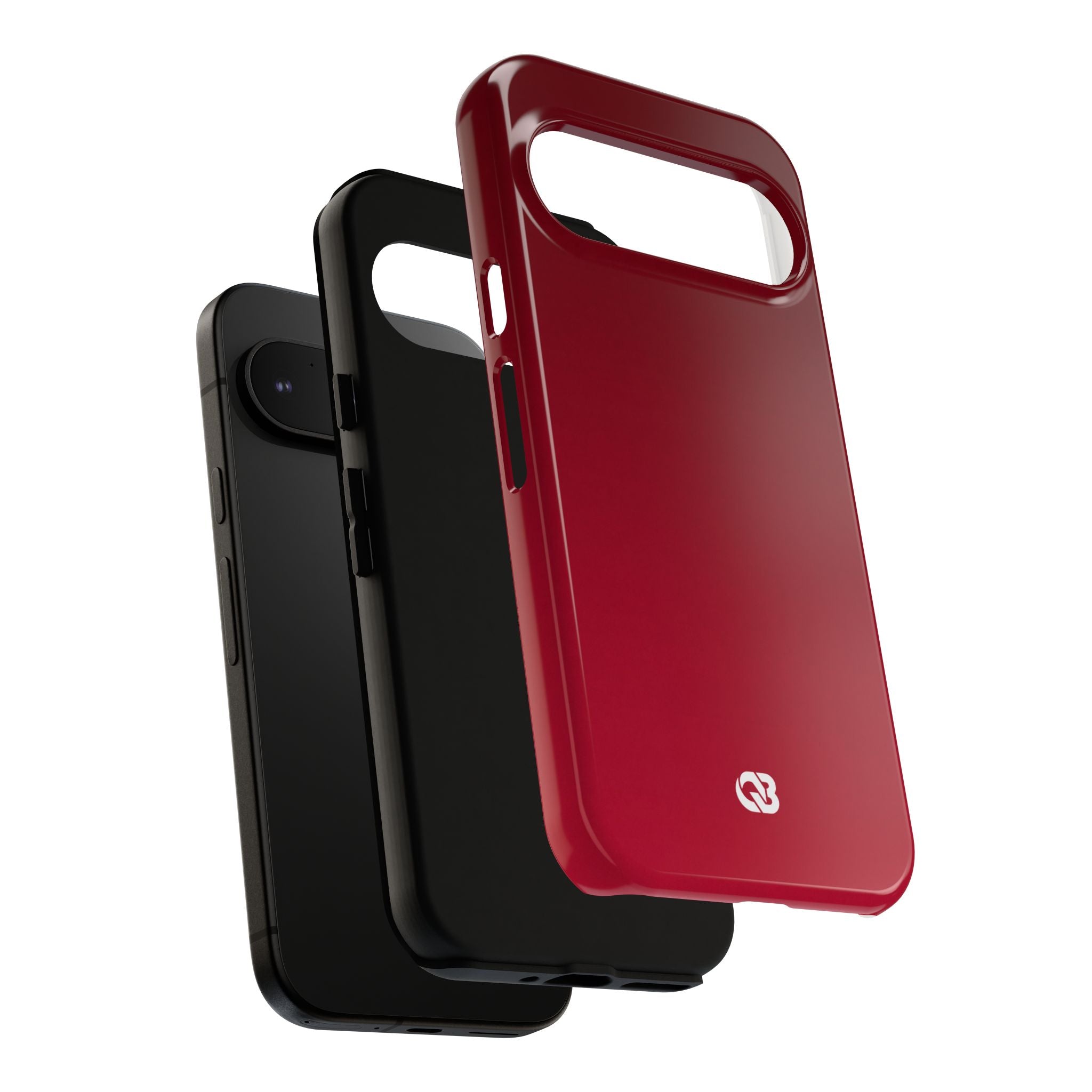 Red Tough Phone Case for Google Pixel - Crimson Velvet Fade