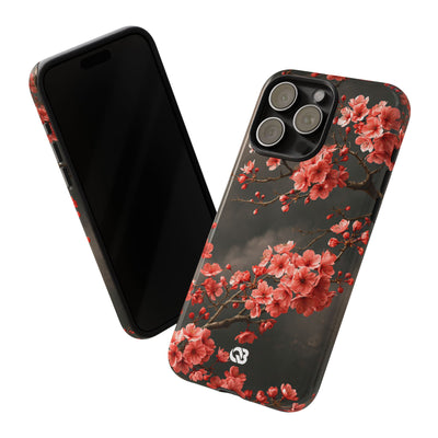 Dark Sakura Nocturne · Tough Phone Case for iPhone · Black