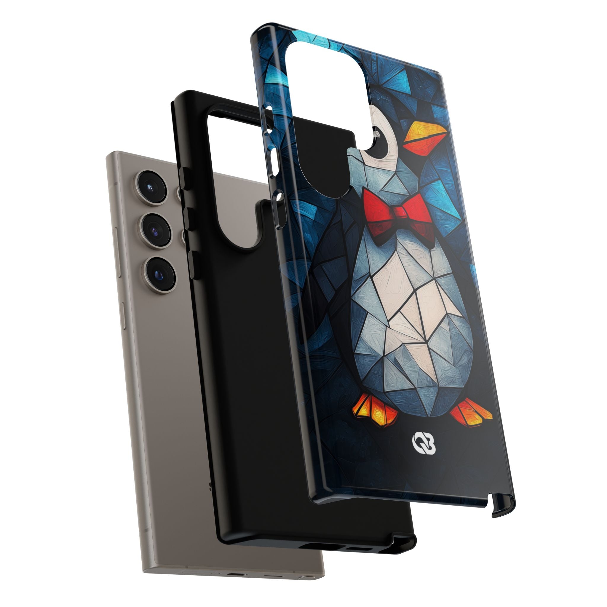 Mosaic Bowtie Penguin · Tough Hoesje voor Samsung