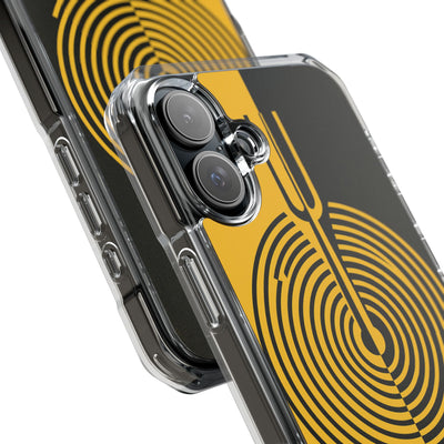 Yellow Impact MagSafe Phone Case for iPhone - Voltage Sector Pulse