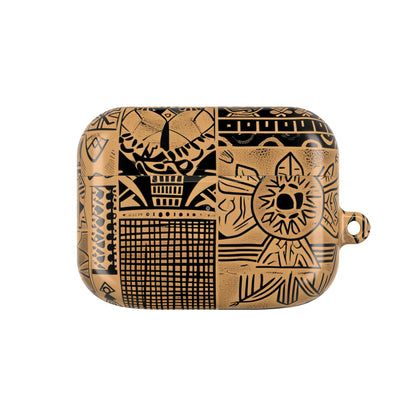 Celestial Faces Brown - AirPods Cover