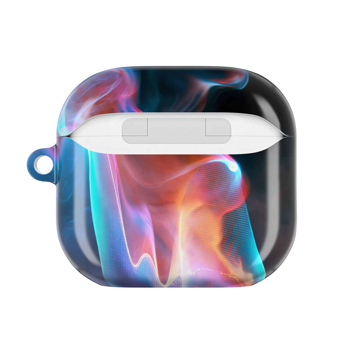 Neon Waveform · Hard Case for AirPods & AirPods Pro · Black