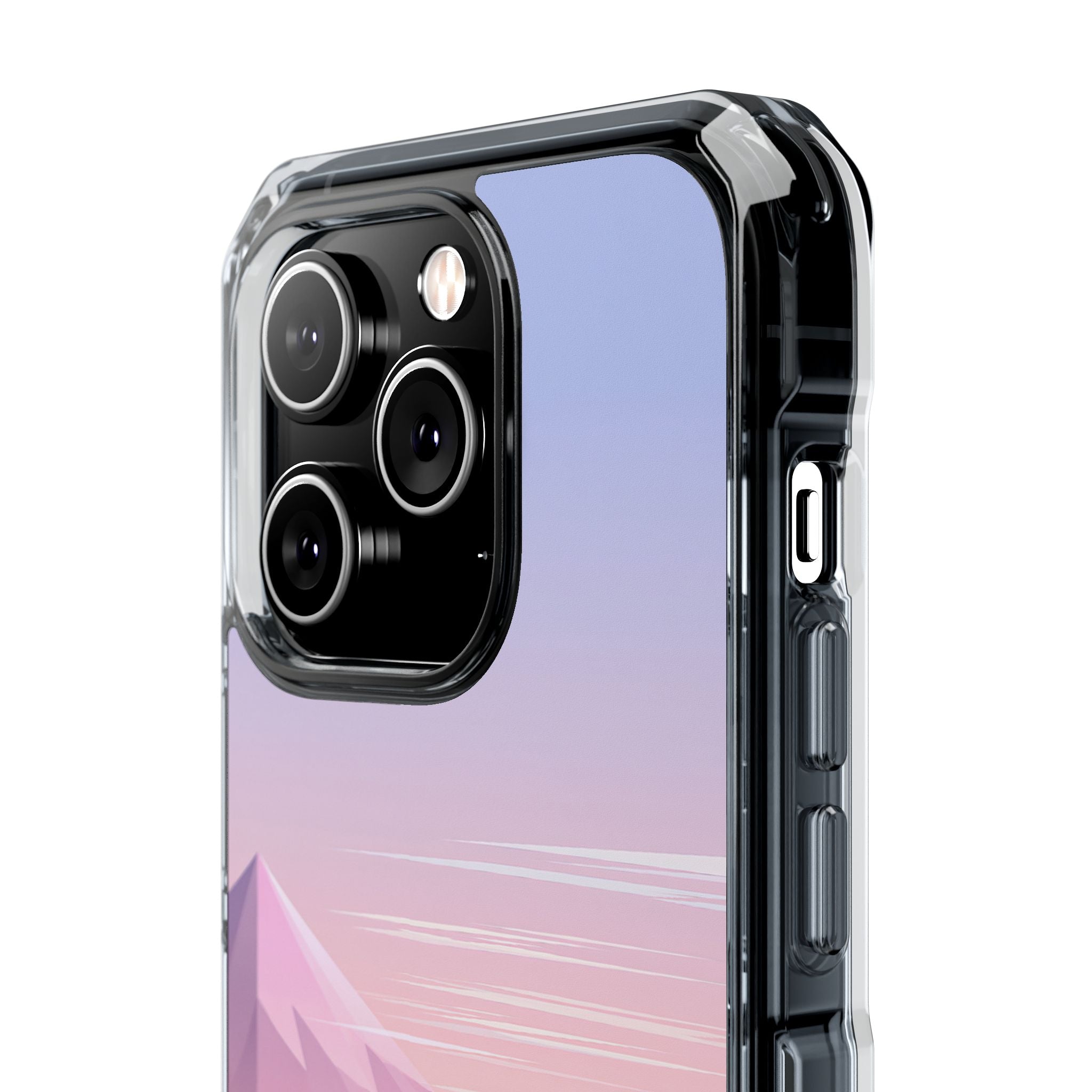Purple Impact MagSafe Phone Case for iPhone - Lavender Alpine Dawn