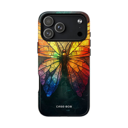 Stained Glass Butterfly iPhone 17 Pro Max Case - Tough+ - CASE•BOB