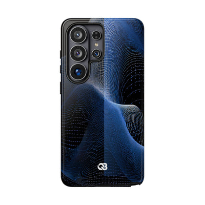 Blue Tough Phone Case for Samsung - Electric Blue Flux