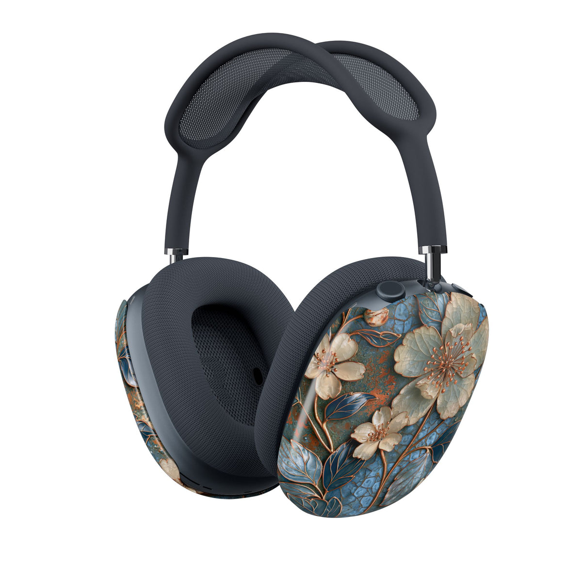 Gilded Blossom Reverie · Hard Case for AirPods Max · Teal