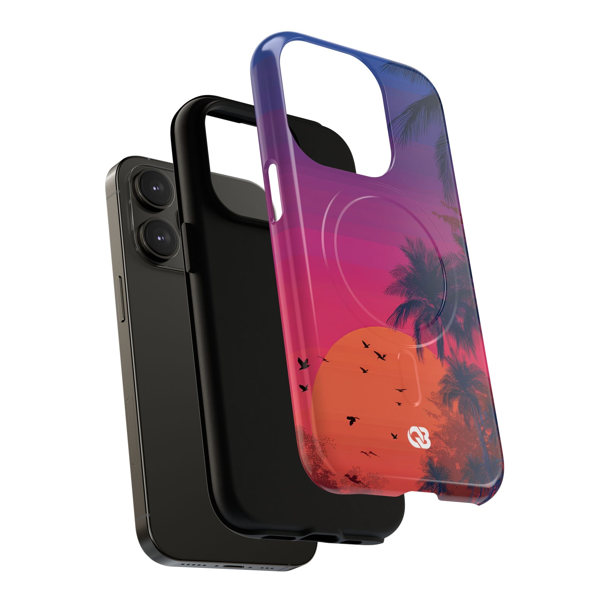 Neon Horizon Palms · Tough+ Telefoncover til iPhone · Magsafe