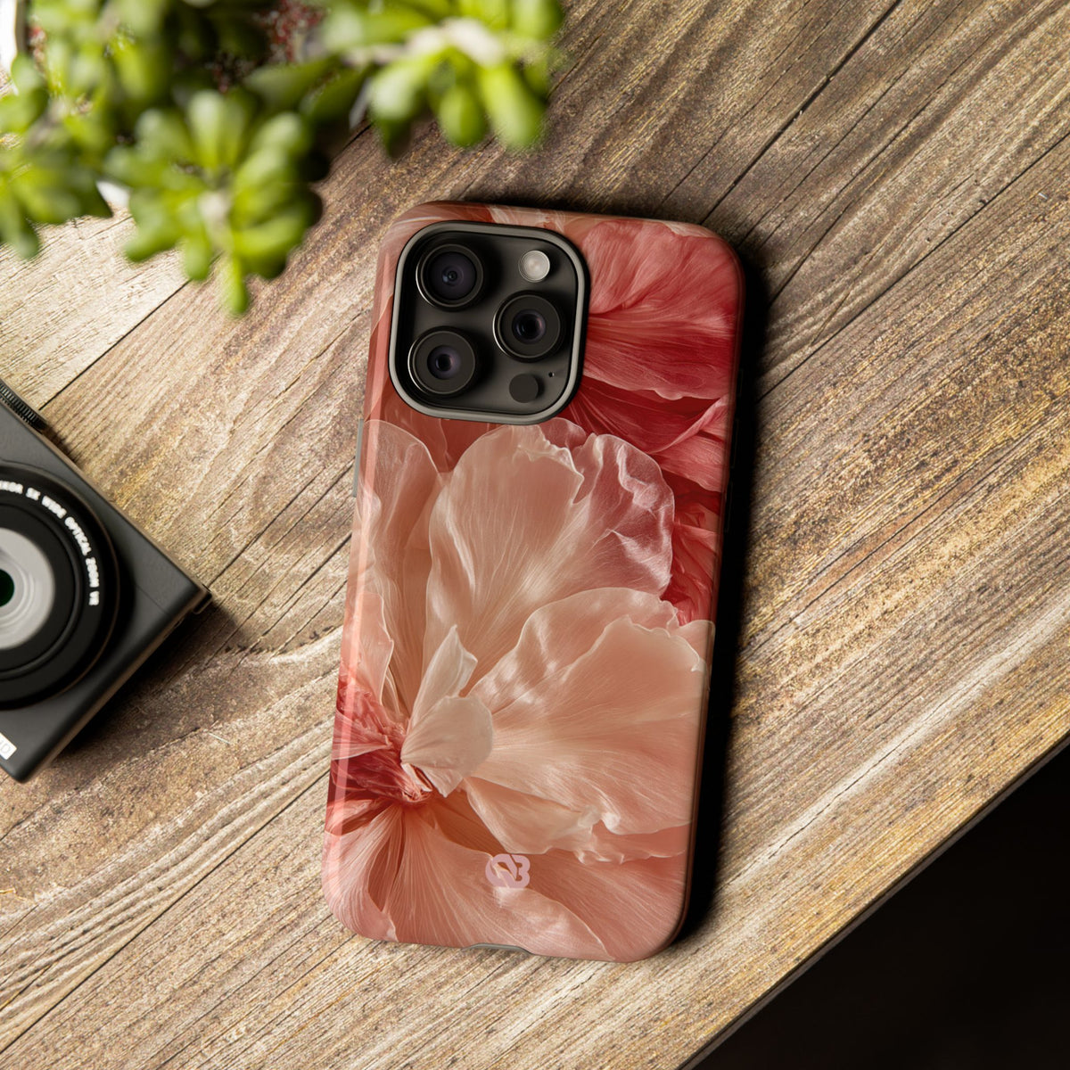 Blush Silk Bloom · Tough Phone Case for iPhone · Pink