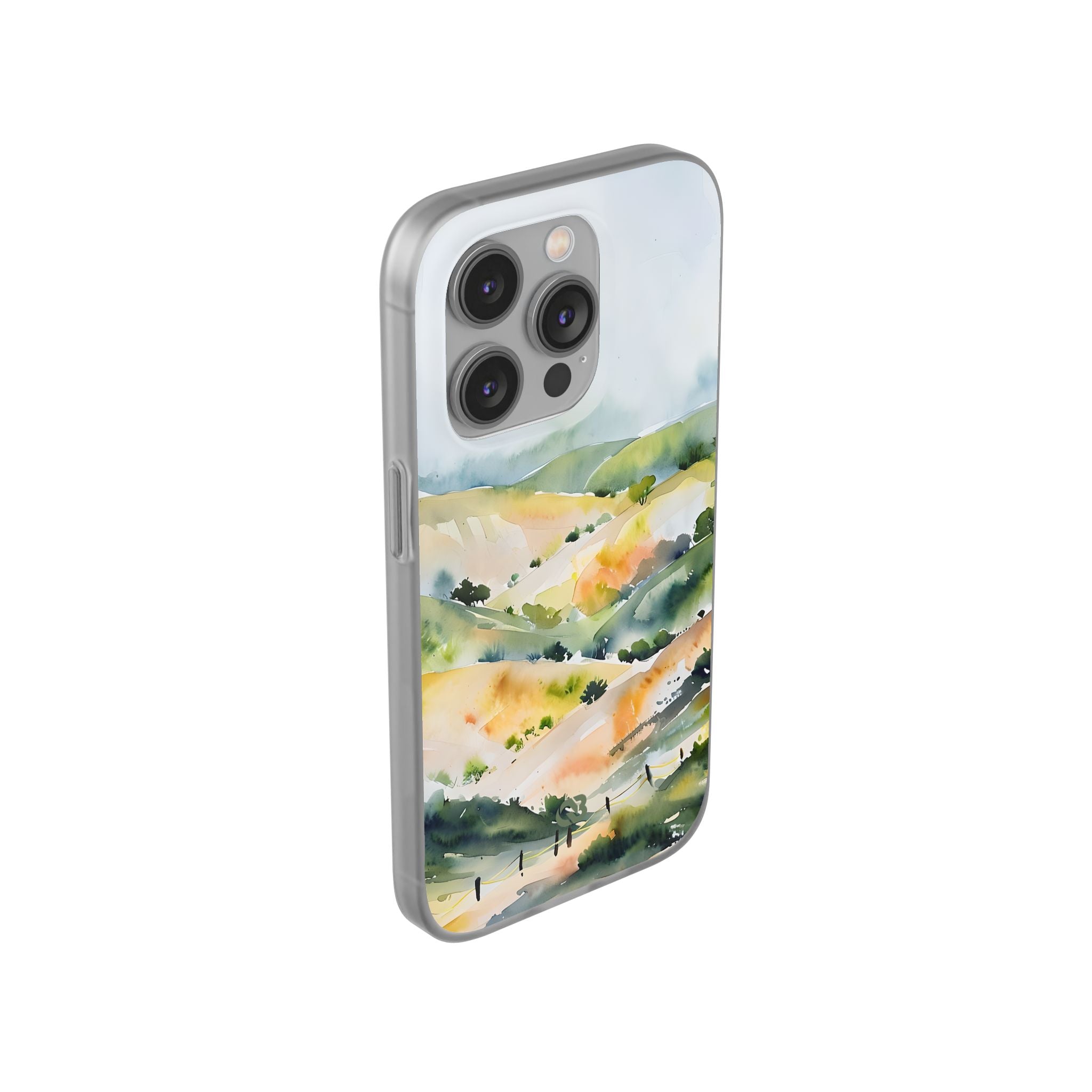 Verdant Mist Valleys · Soft Phone Case for iPhone