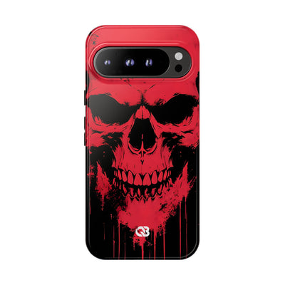 Crimson Street Skull · Tough Phone Case for Google Pixel