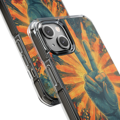 Radiant Peace Bloom · Impact etui na telefon dla iPhone · MagSafe