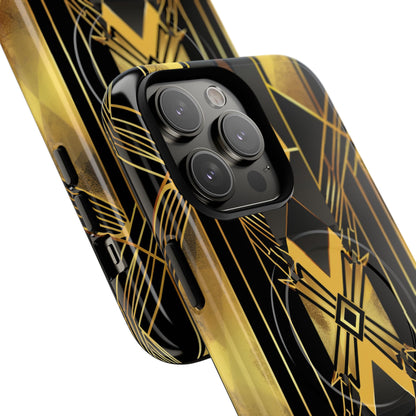 Golden Diamond Radiance iPhone 14 Pro Max Case - Tough+