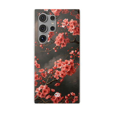 Dark Sakura Nocturne · Lite Phone Case for Samsung · Black