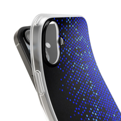 Cobalt Hex Dispersion · Lite Phone Case for iPhone ·  Blue
