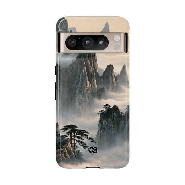 Sacred Mountain Mist · Tough Phone Case for Pixel ·  Beige
