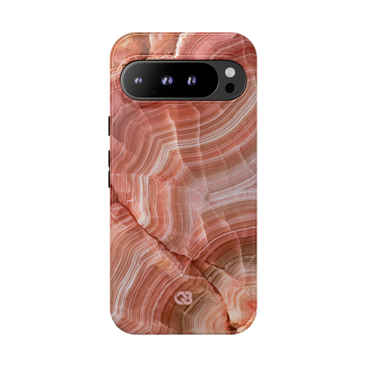Blushing Rose Strata · Tough Phone Case for Pixel ·  Pink