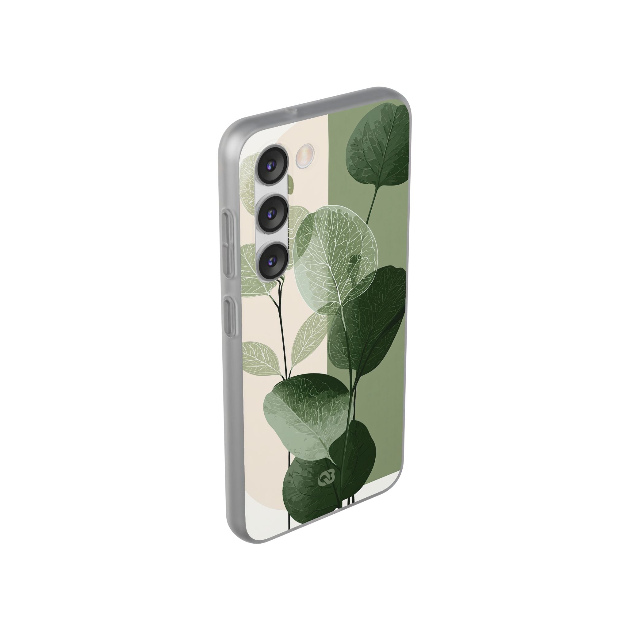 Green Lite Phone Case for Samsung - Sage Leaf Skeletals