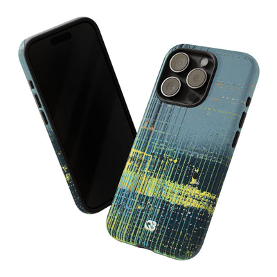 Acid Raster Circuit · Tough Phone Case for iPhone · Teal