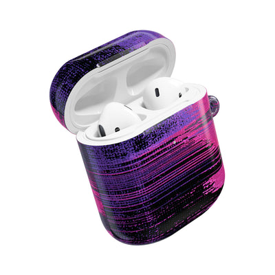 Neon Signal Shift · Hard Case for AirPods & AirPods Pro · Purple