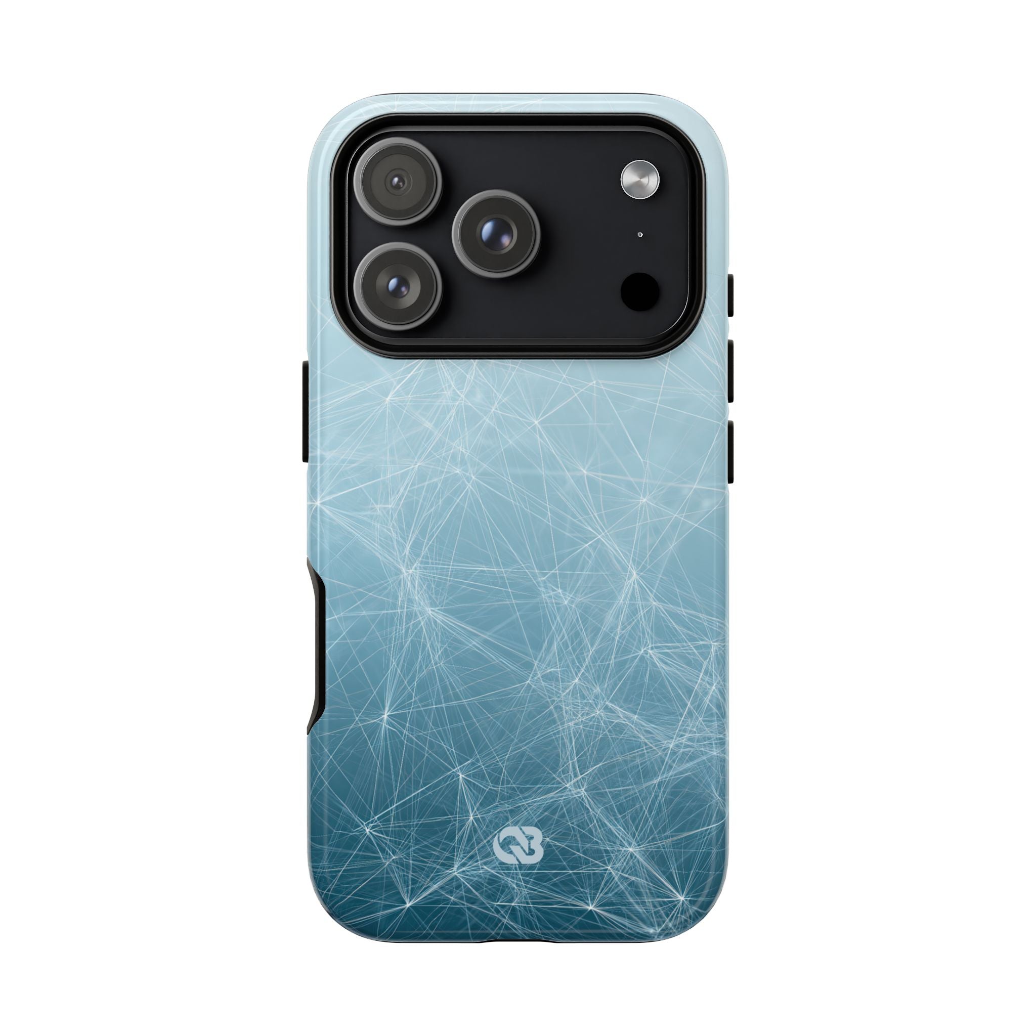 Teal Tough Phone Case for iPhone - Arctic Digital Nexus