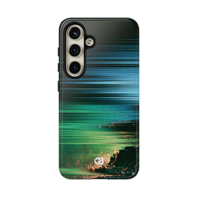 Digital Shoreline Drift · Tough Phone Case for Samsung · Teal