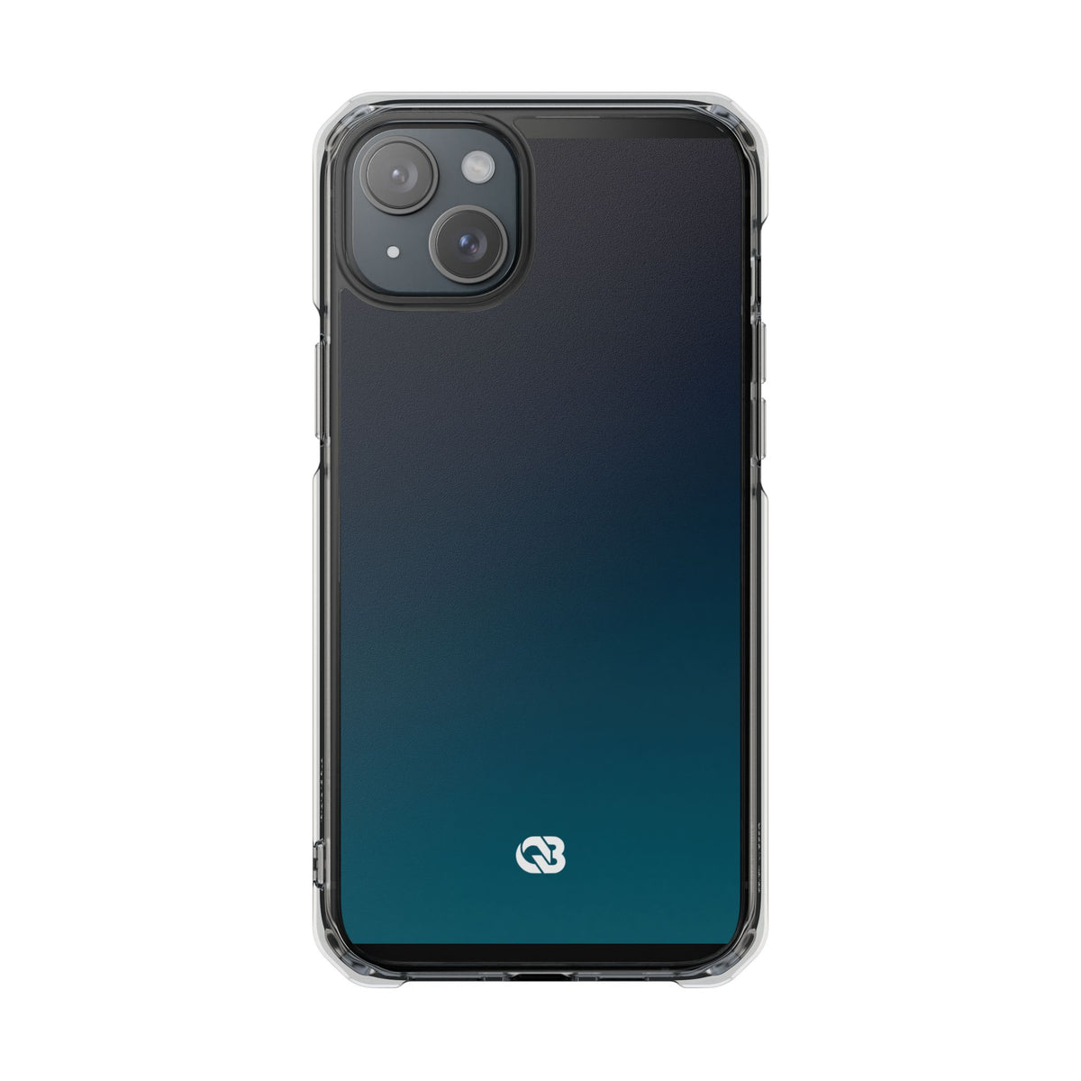 Abyssal Midnight · Clear Impact Magnetic Phone Case for iPhone · Blue