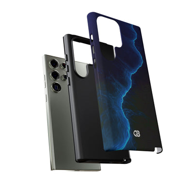 Electric Azure Drift · Tough Phone Case for Samsung · Blue