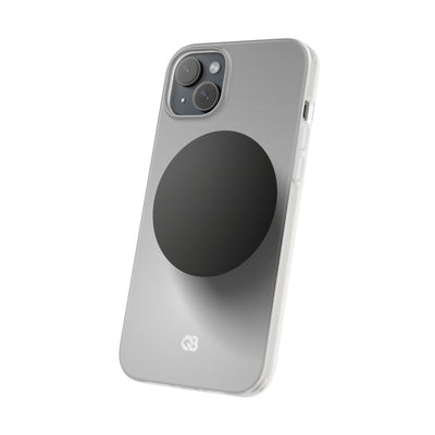 Grey Lite Phone Case for iPhone - Matte Onyx Sphere