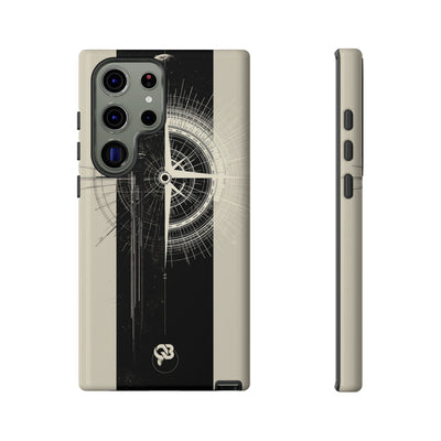 Beige Tough Phone Case for Samsung - Zenith Vector Spire