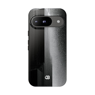 Black Tough Phone Case for Google Pixel - Brutalist Pixel Monolith