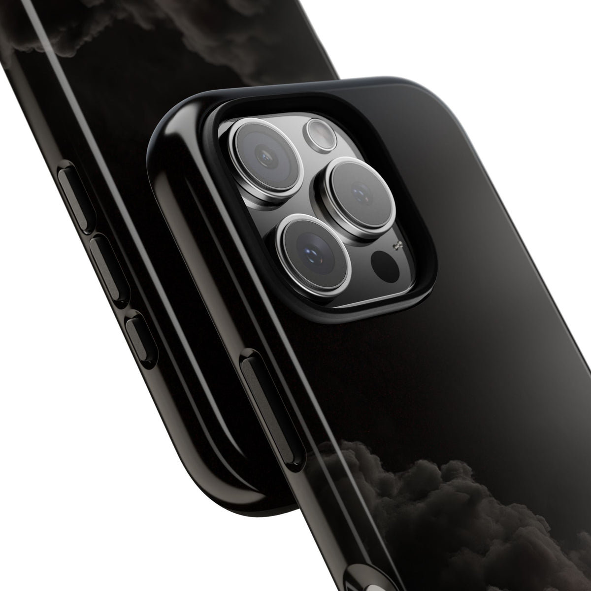Crimson Fog Void · Tough Phone Case for iPhone · Black