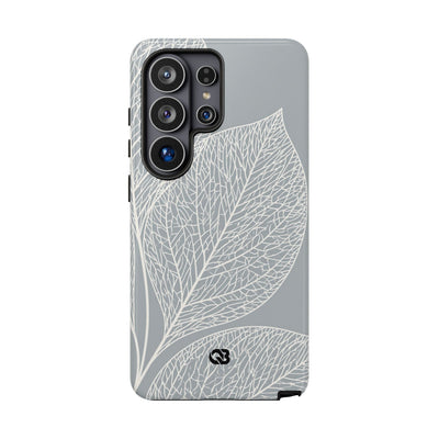 Grey Tough Phone Case for Samsung - Frosted Ash Veins