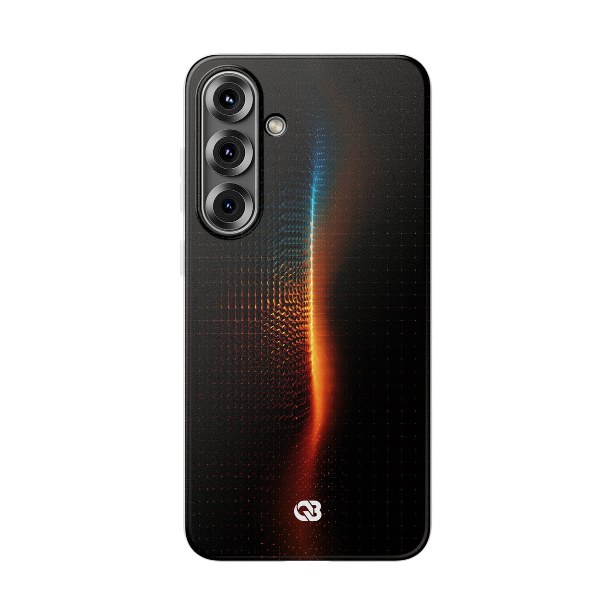 Luminous Refraction Grid · Lite Phone Case for Samsung · Black
