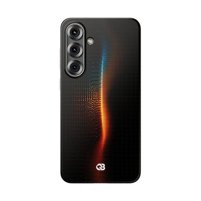 Luminous Refraction Grid · Lite Phone Case for Samsung · Black