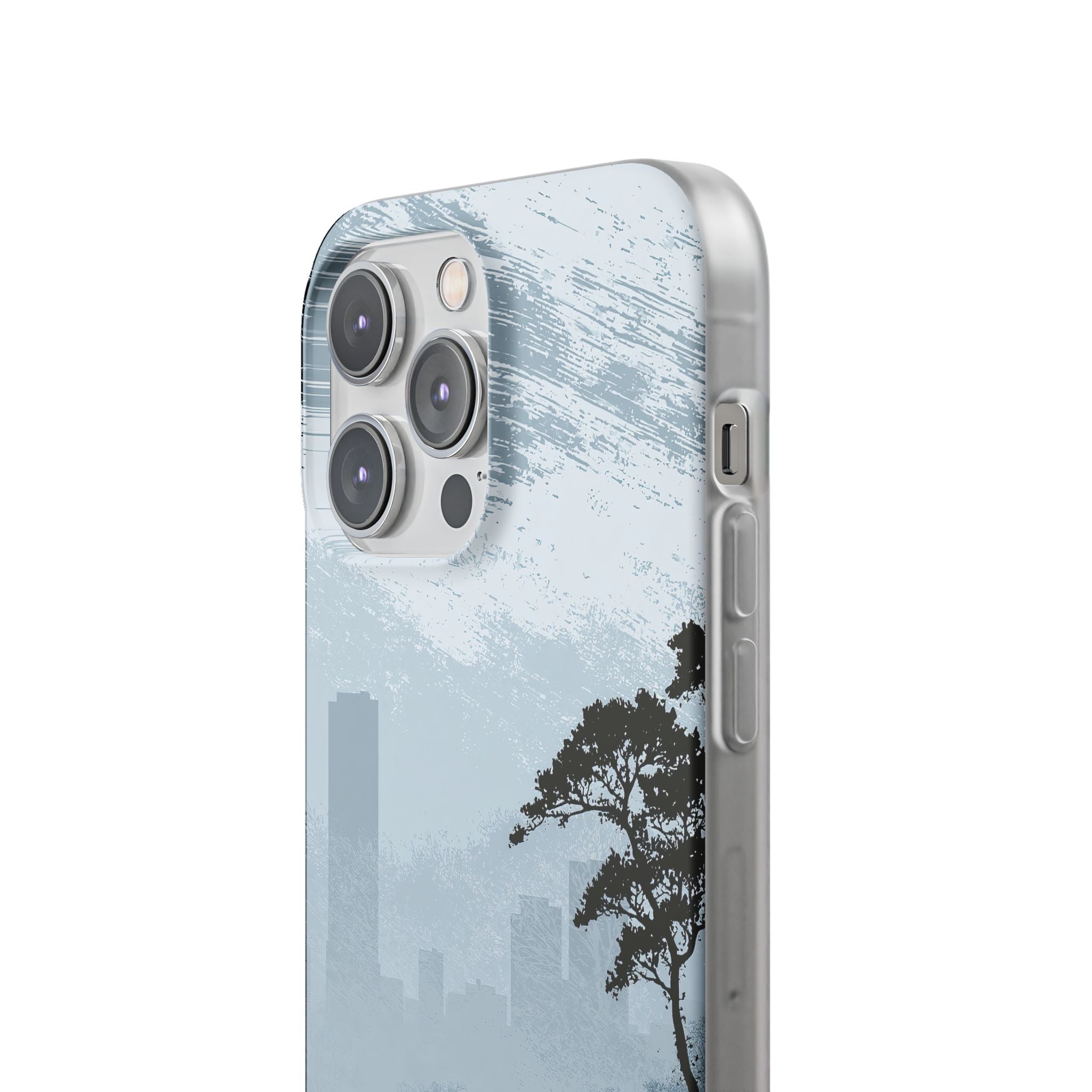 Grey Lite Phone Case for iPhone - Steel Slate Zen