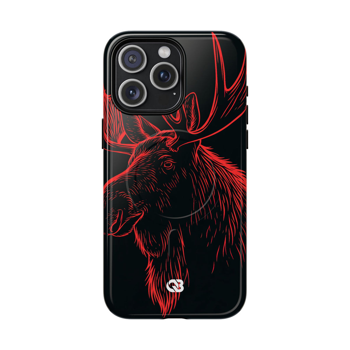 Nordic Elk · Tough 2.0 Magnetic Phone Case for iPhone · Black