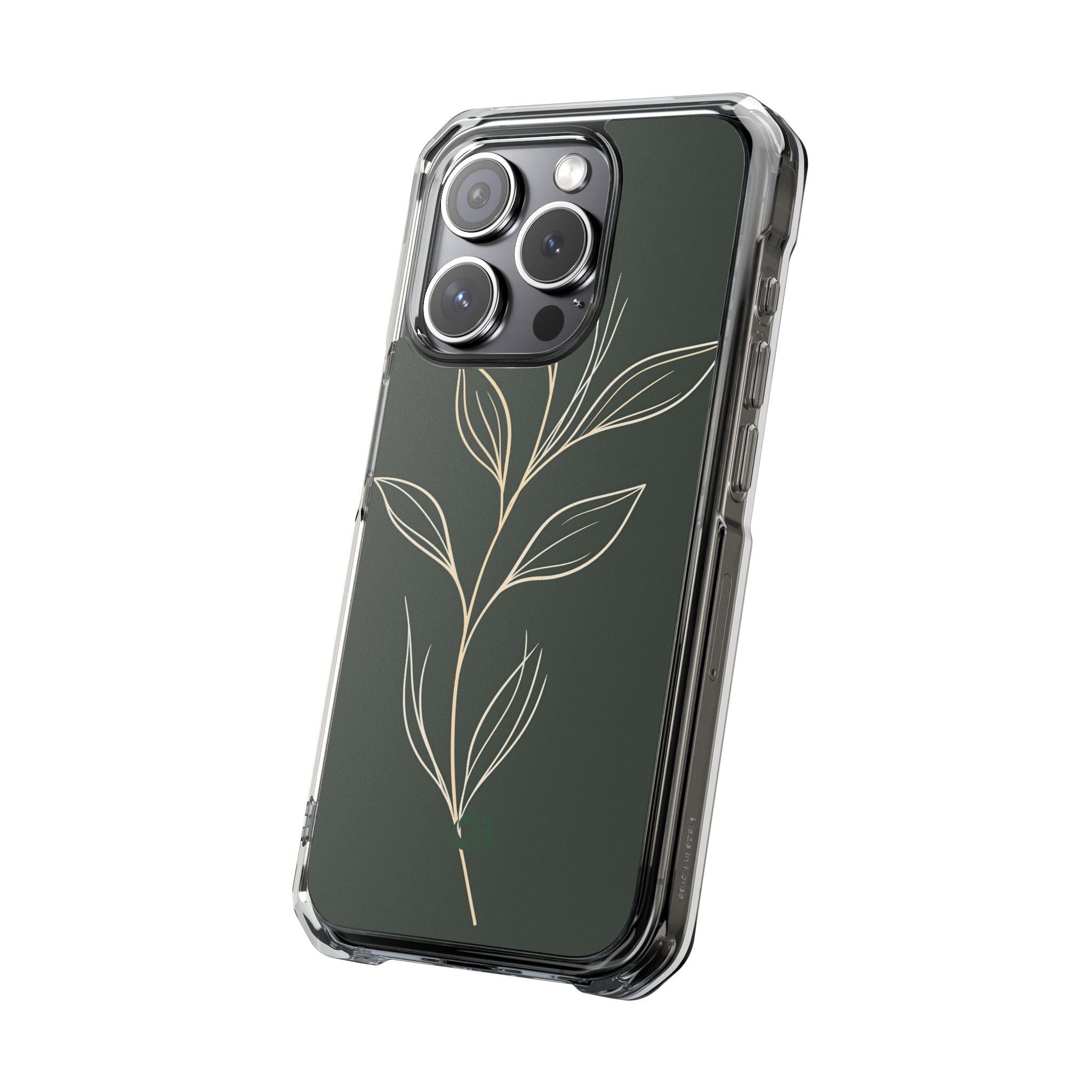 Green Impact MagSafe Phone Case for iPhone - Deep Moss Willow