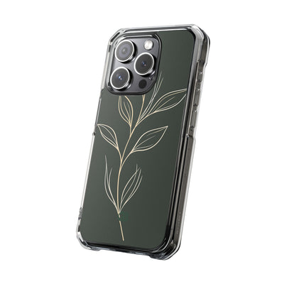 Green Impact MagSafe Phone Case for iPhone - Deep Moss Willow