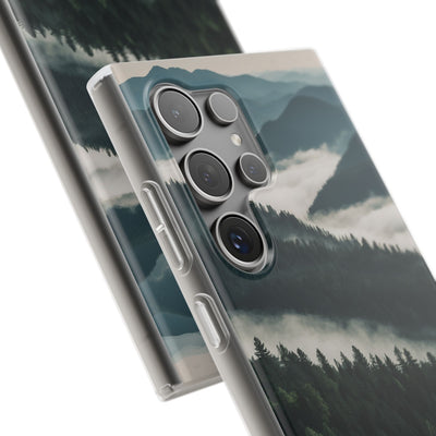 Misty Pine Peaks · Soft Phone Case for Samsung