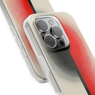 Red Lite Phone Case for iPhone - Split Signal Red