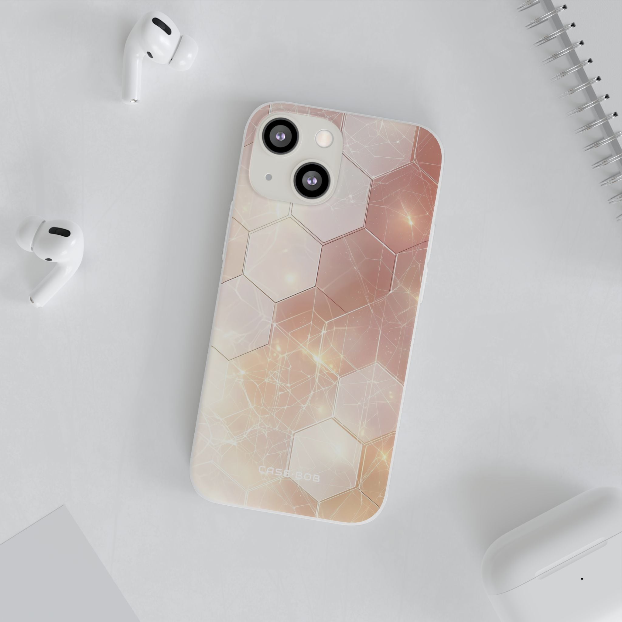Honeycomb Glow iPhone 13 mini Case - Soft